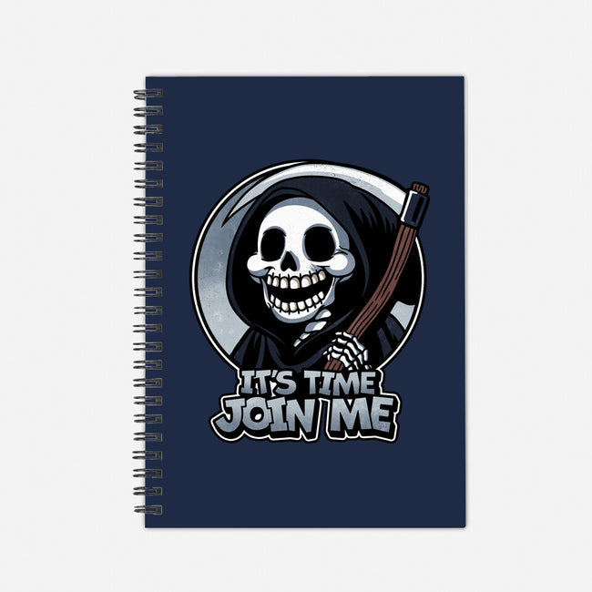 It's Time Join Me-None-Dot Grid-Notebook-fanfreak1