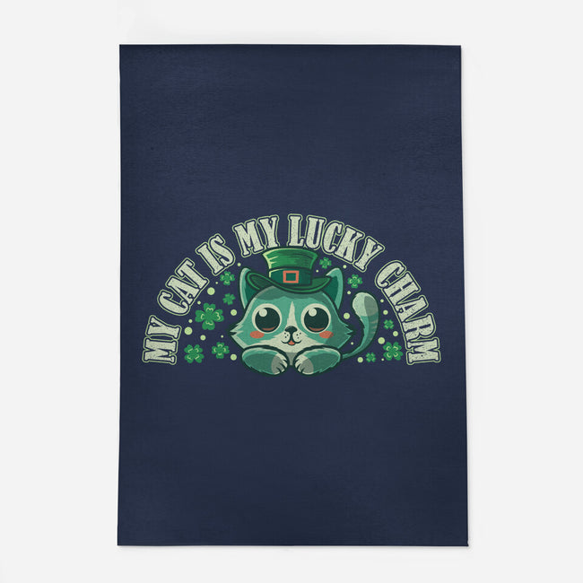 My Cat Is My Lucky Charm-None-Outdoor-Rug-erion_designs