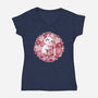 Spring Kittens-Womens-V-Neck-Tee-erion_designs