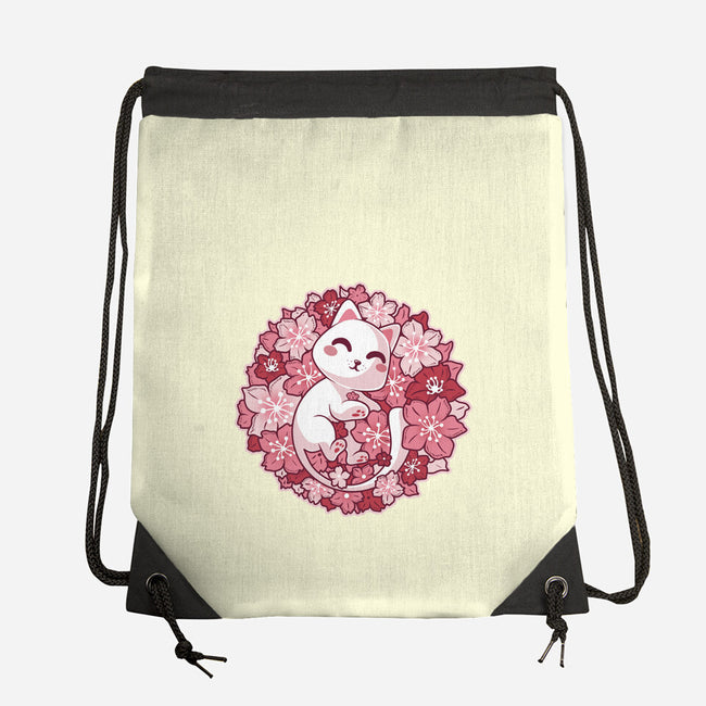 Spring Kittens-None-Drawstring-Bag-erion_designs