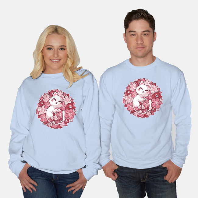 Spring Kittens-Unisex-Crew Neck-Sweatshirt-erion_designs