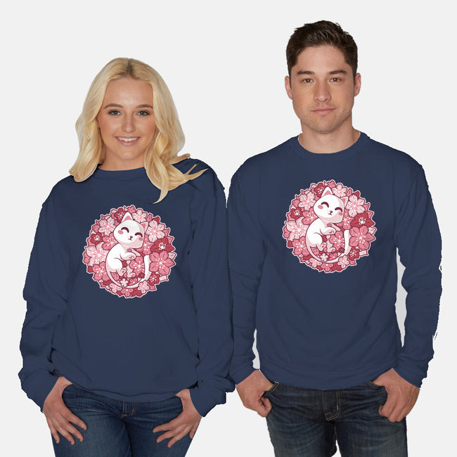 Spring Kittens-Unisex-Crew Neck-Sweatshirt-erion_designs