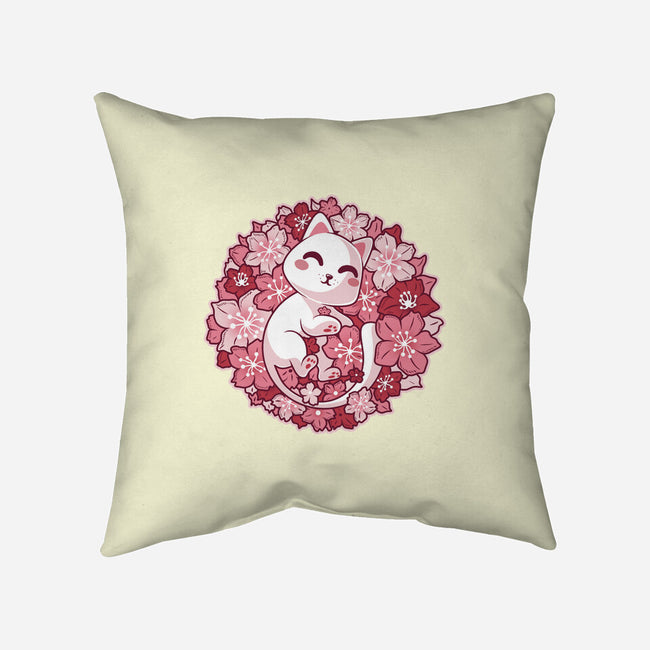 Spring Kittens-None-Non-Removable Cover w Insert-Throw Pillow-erion_designs