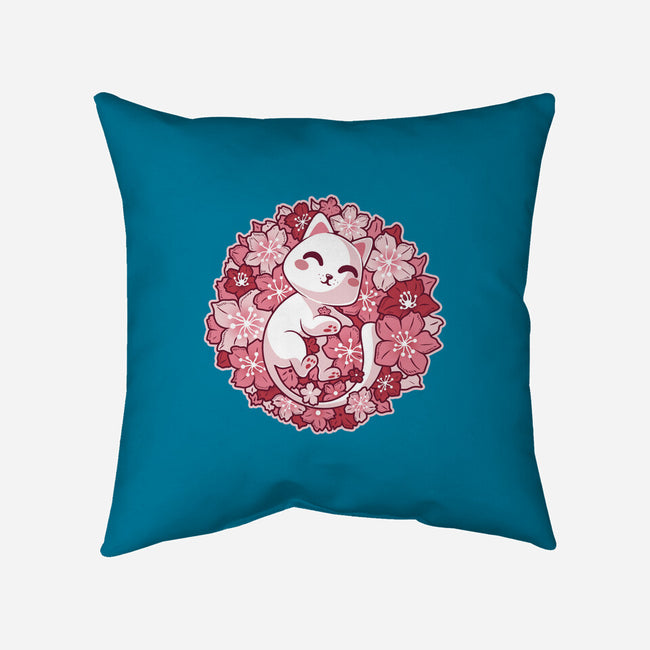 Spring Kittens-None-Non-Removable Cover w Insert-Throw Pillow-erion_designs