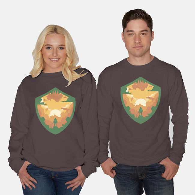 Hylian Shield-Unisex-Crew Neck-Sweatshirt-RamenBoy