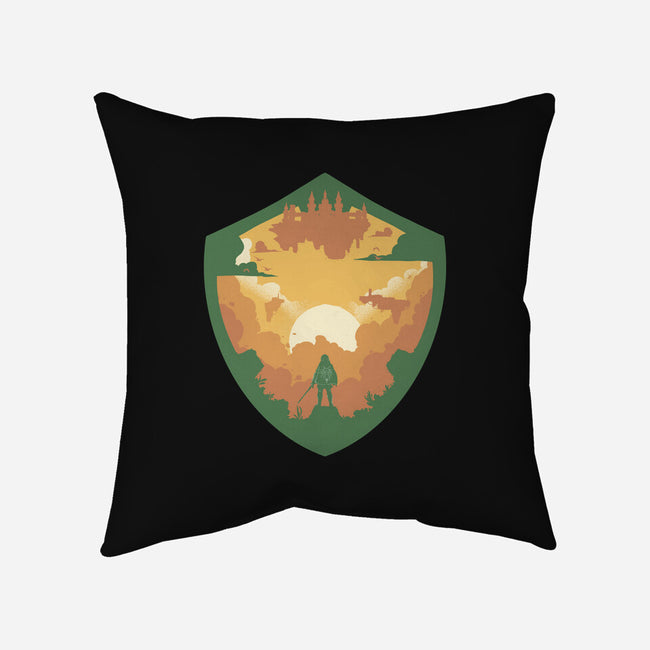 Hylian Shield-None-Non-Removable Cover w Insert-Throw Pillow-RamenBoy