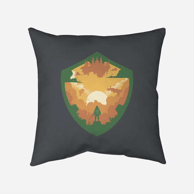 Hylian Shield-None-Non-Removable Cover w Insert-Throw Pillow-RamenBoy