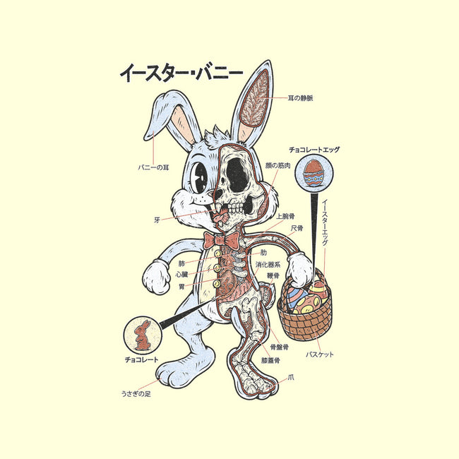 Easter Bunny Anatomy-None-Glossy-Sticker-Firebrander