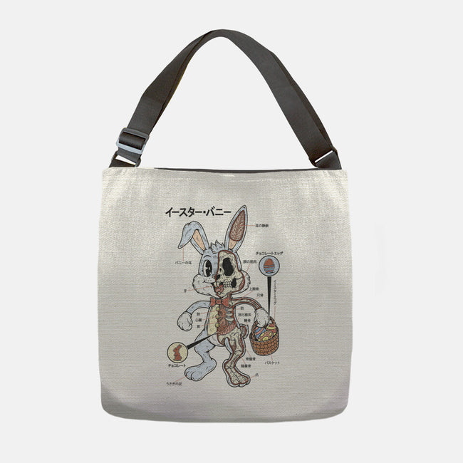 Easter Bunny Anatomy-None-Adjustable Tote-Bag-Firebrander