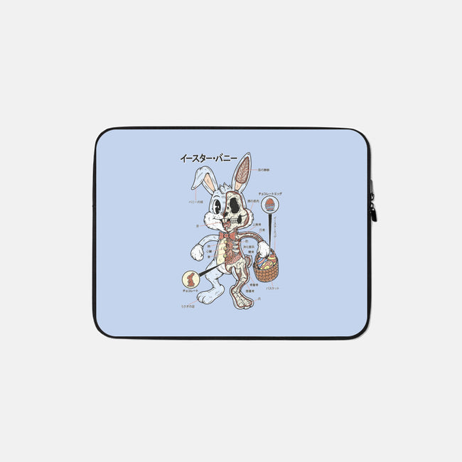 Easter Bunny Anatomy-None-Zippered-Laptop Sleeve-Firebrander