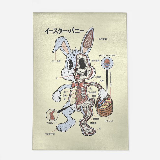 Easter Bunny Anatomy-None-Indoor-Rug-Firebrander