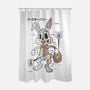 Easter Bunny Anatomy-None-Polyester-Shower Curtain-Firebrander