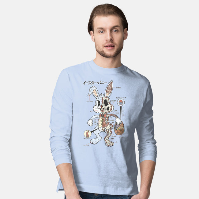 Easter Bunny Anatomy-Mens-Long Sleeved-Tee-Firebrander