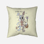 Easter Bunny Anatomy-None-Non-Removable Cover w Insert-Throw Pillow-Firebrander