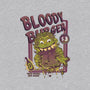 Burger Monster-Womens-V-Neck-Tee-MeanMonkey