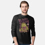 Burger Monster-Mens-Long Sleeved-Tee-MeanMonkey