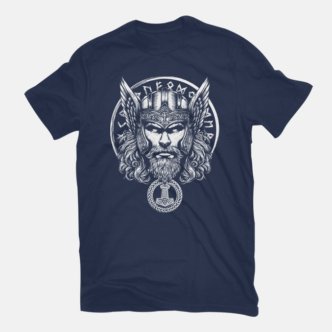 God Of Lightning And Thunder-Mens-Heavyweight-Tee-DrMonekers