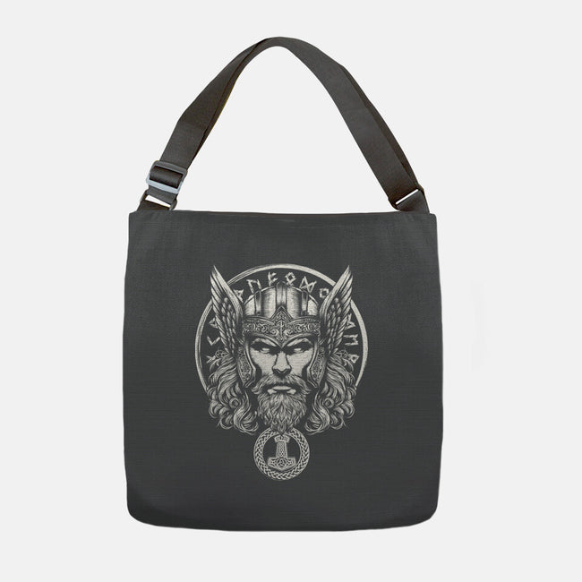 God Of Lightning And Thunder-None-Adjustable Tote-Bag-DrMonekers