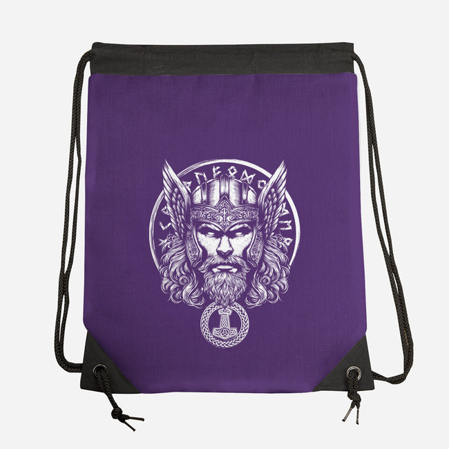 God Of Lightning And Thunder-None-Drawstring-Bag-DrMonekers