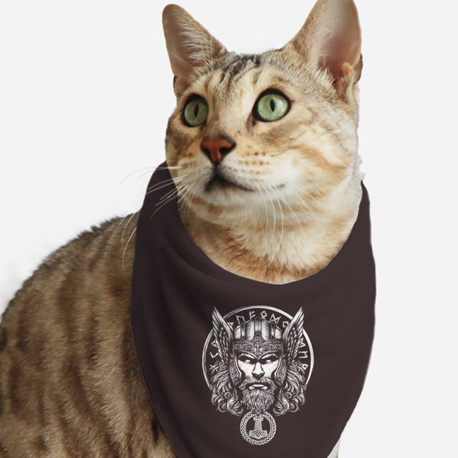 God Of Lightning And Thunder-Cat-Bandana-Pet Collar-DrMonekers