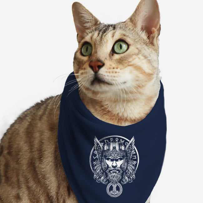 God Of Lightning And Thunder-Cat-Bandana-Pet Collar-DrMonekers