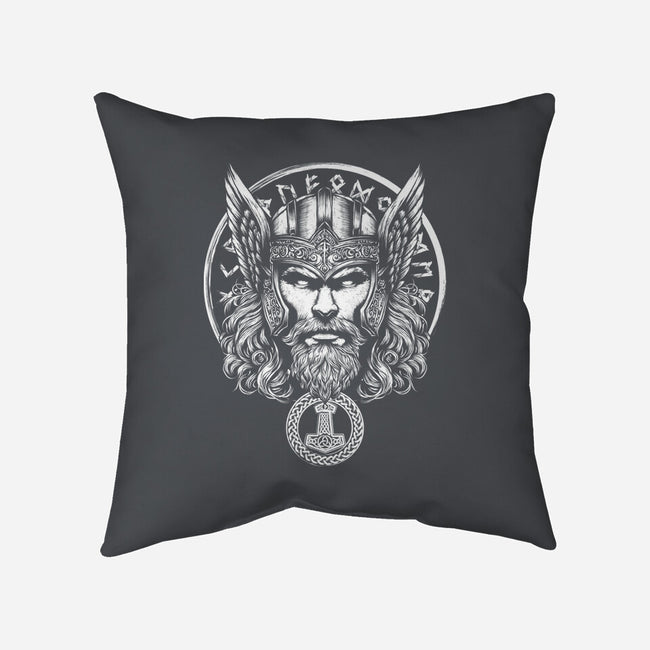 God Of Lightning And Thunder-None-Non-Removable Cover w Insert-Throw Pillow-DrMonekers