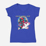 Haters Gonna Hate-Womens-V-Neck-Tee-naomori