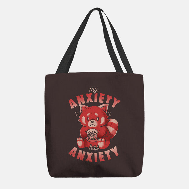 My Anxiety Has Anxiety-None-Basic Tote-Bag-eduely