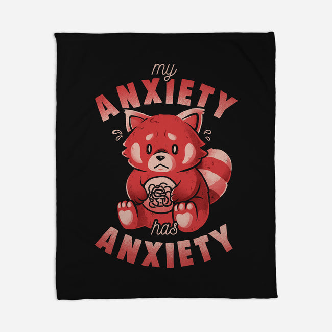 My Anxiety Has Anxiety-None-Fleece-Blanket-eduely