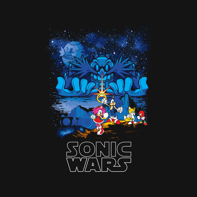 Sonic Wars-Womens-Fitted-Tee-dalethesk8er