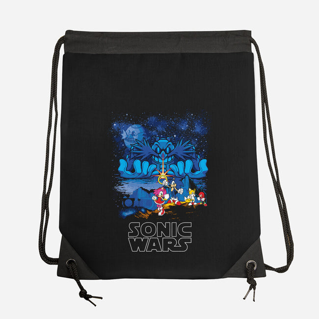 Sonic Wars-None-Drawstring-Bag-dalethesk8er