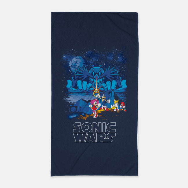 Sonic Wars-None-Beach-Towel-dalethesk8er