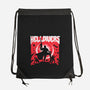 Helldivers Doom-None-Drawstring-Bag-rocketman_art