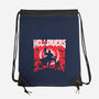 Helldivers Doom-None-Drawstring-Bag-rocketman_art