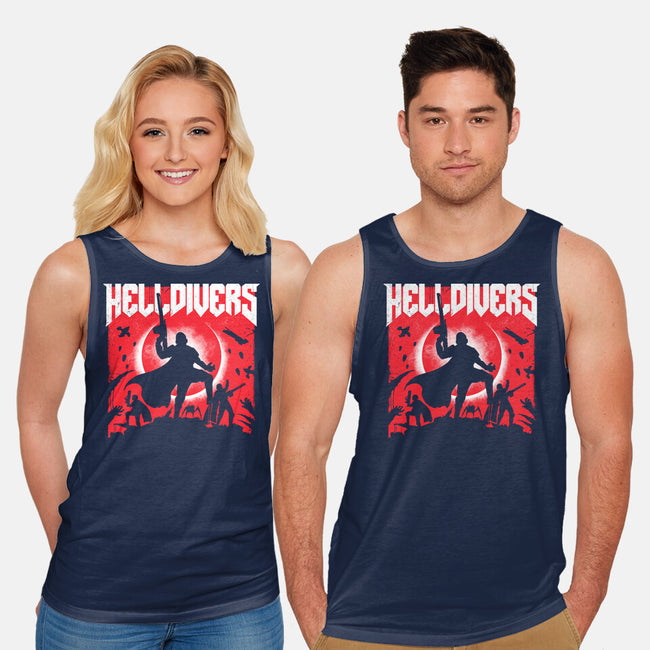 Helldivers Doom-Unisex-Basic-Tank-rocketman_art