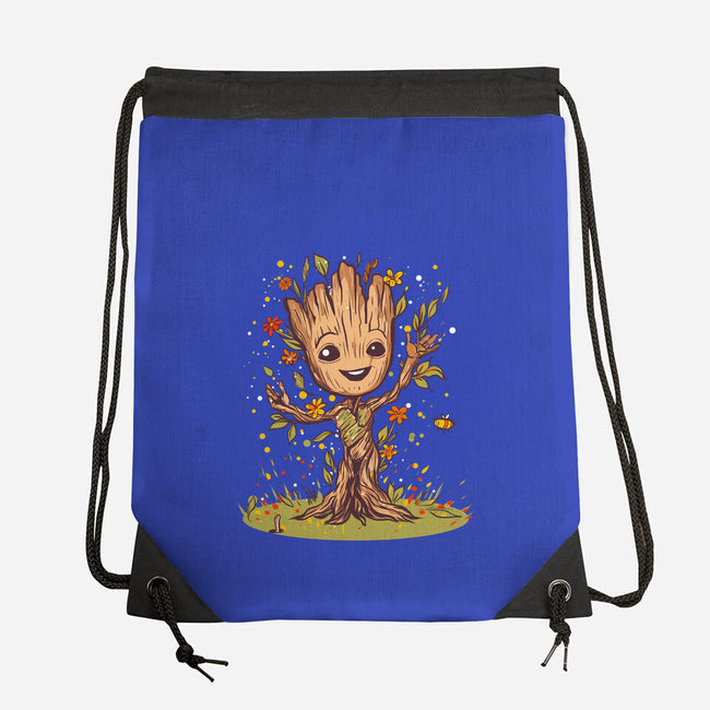 I Am Spring-None-Drawstring-Bag-kharmazero