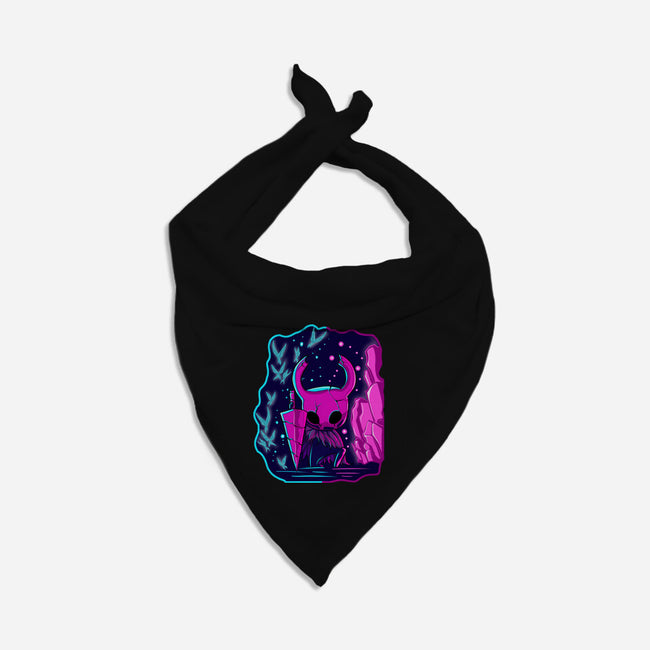 The Hollow Neon Knight-Dog-Bandana-Pet Collar-nickzzarto