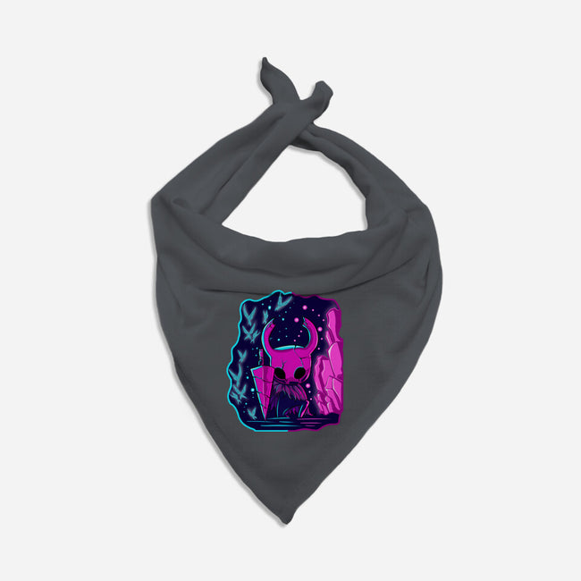 The Hollow Neon Knight-Dog-Bandana-Pet Collar-nickzzarto