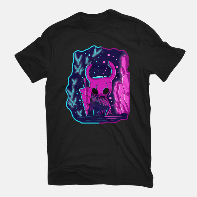 The Hollow Neon Knight-Womens-Basic-Tee-nickzzarto