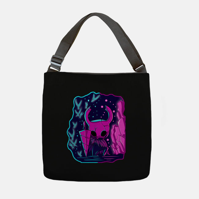 The Hollow Neon Knight-None-Adjustable Tote-Bag-nickzzarto