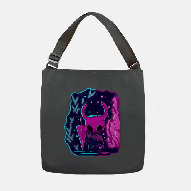 The Hollow Neon Knight-None-Adjustable Tote-Bag-nickzzarto