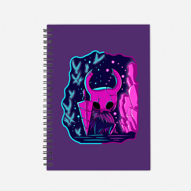 The Hollow Neon Knight-None-Dot Grid-Notebook-nickzzarto