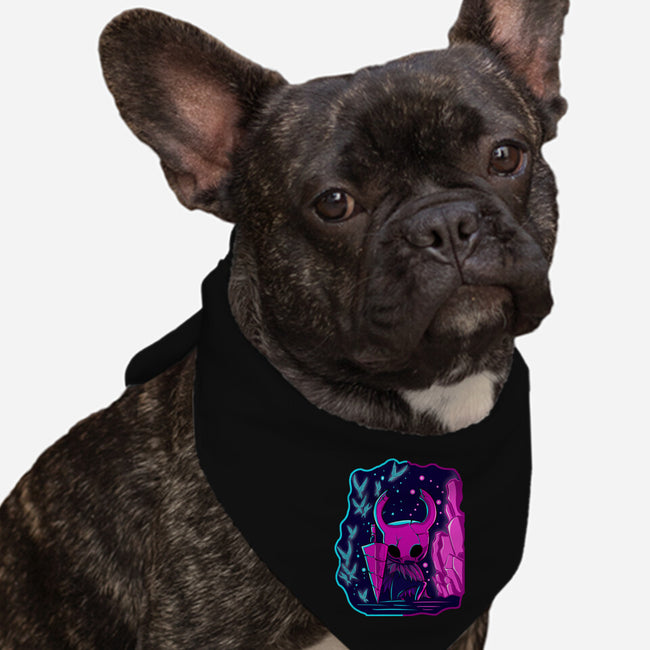 The Hollow Neon Knight-Dog-Bandana-Pet Collar-nickzzarto