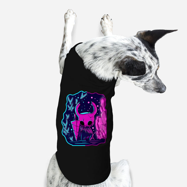 The Hollow Neon Knight-Dog-Basic-Pet Tank-nickzzarto