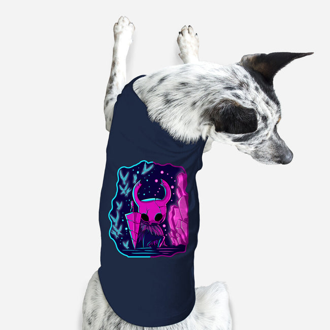 The Hollow Neon Knight-Dog-Basic-Pet Tank-nickzzarto