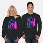 The Hollow Neon Knight-Unisex-Crew Neck-Sweatshirt-nickzzarto