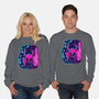 The Hollow Neon Knight-Unisex-Crew Neck-Sweatshirt-nickzzarto