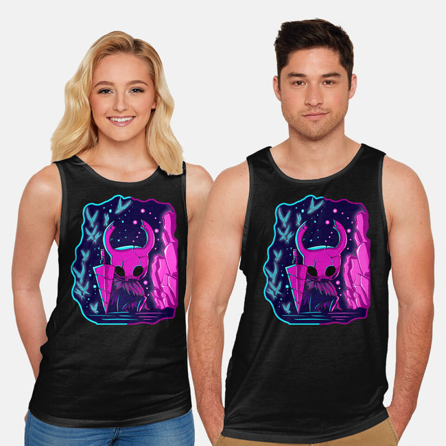 The Hollow Neon Knight-Unisex-Basic-Tank-nickzzarto