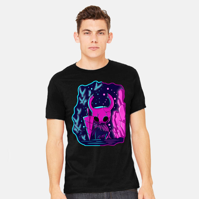 The Hollow Neon Knight-Mens-Heavyweight-Tee-nickzzarto