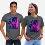 The Hollow Neon Knight-Unisex-Basic-Tee-nickzzarto